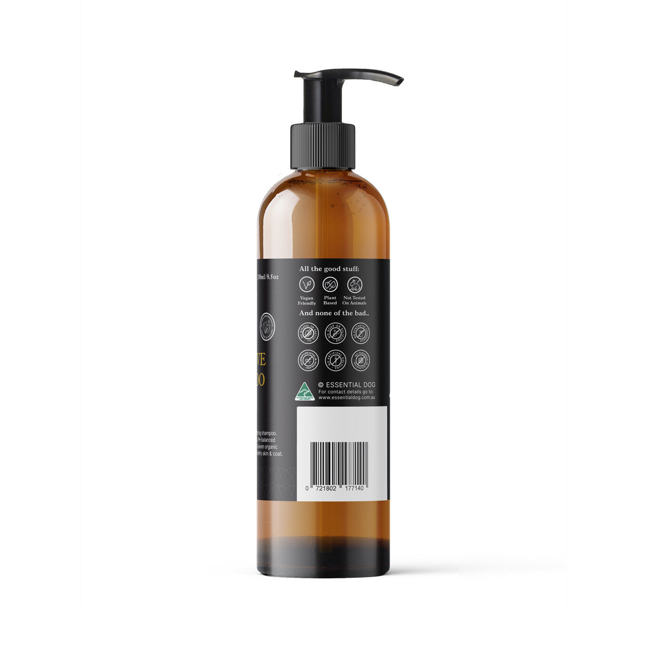 Natural Sensitive Dog Shampoo (Chamomile, Sweet Orange and Rosewood) – 500ml