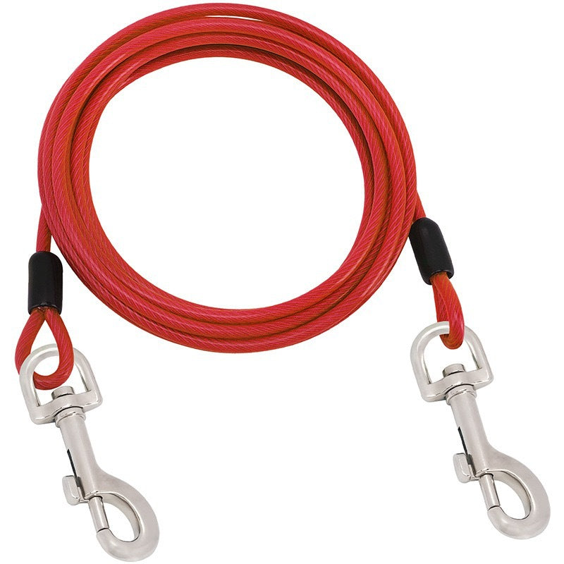 Heavy-Duty Dog Tie Out Cable  Anti-Bite,  Outdoor Leash 1.5M - 10M