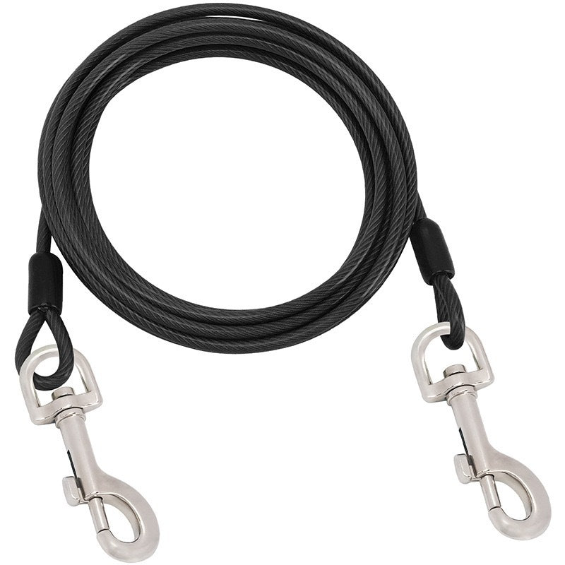 Heavy-Duty Dog Tie Out Cable  Anti-Bite,  Outdoor Leash 1.5M - 10M