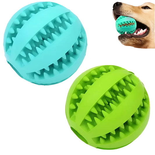 Durable Dog Ball Chew Toy for Dental Health and Treat Fun - 5CM