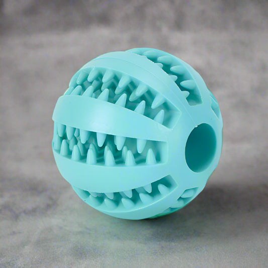 Durable Dog Ball Chew Toy for Dental Health and Treat Fun - 5CM