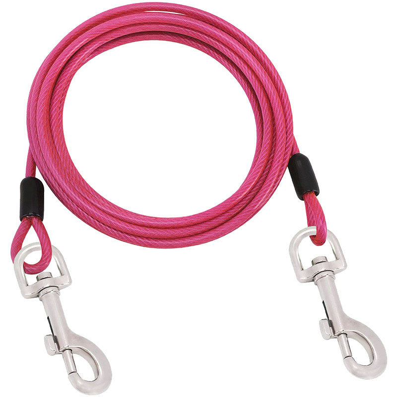 Heavy-Duty Dog Tie Out Cable  Anti-Bite,  Outdoor Leash 1.5M - 10M