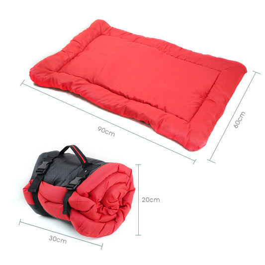 Portable & Foldable Dog Mat – 2-in-1 Bed & Outdoor Mat for Pets