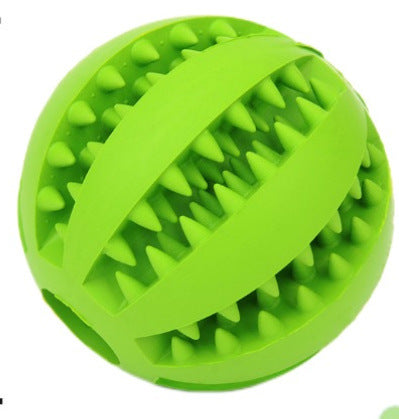 Durable Dog Ball Chew Toy for Dental Health and Treat Fun - 7CM